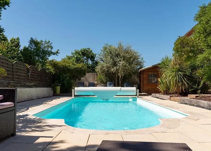 L\'Or Azur, Jacuzzi privé et piscine chauffée