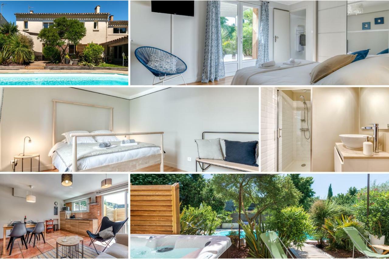 L'or Azur, Jacuzzi Privé Et Piscine Chauffée